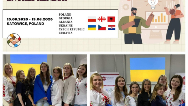 Участь судентки у проєкті «The good, the bad and the ugly of being an entrepreneur»